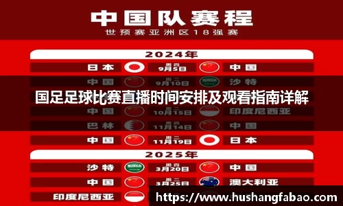 国足足球比赛直播时间安排及观看指南详解